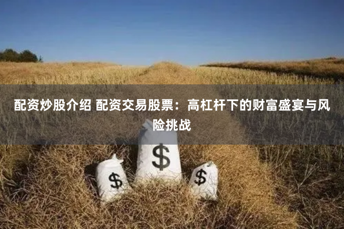 配资炒股介绍 配资交易股票：高杠杆下的财富盛宴与风险挑战