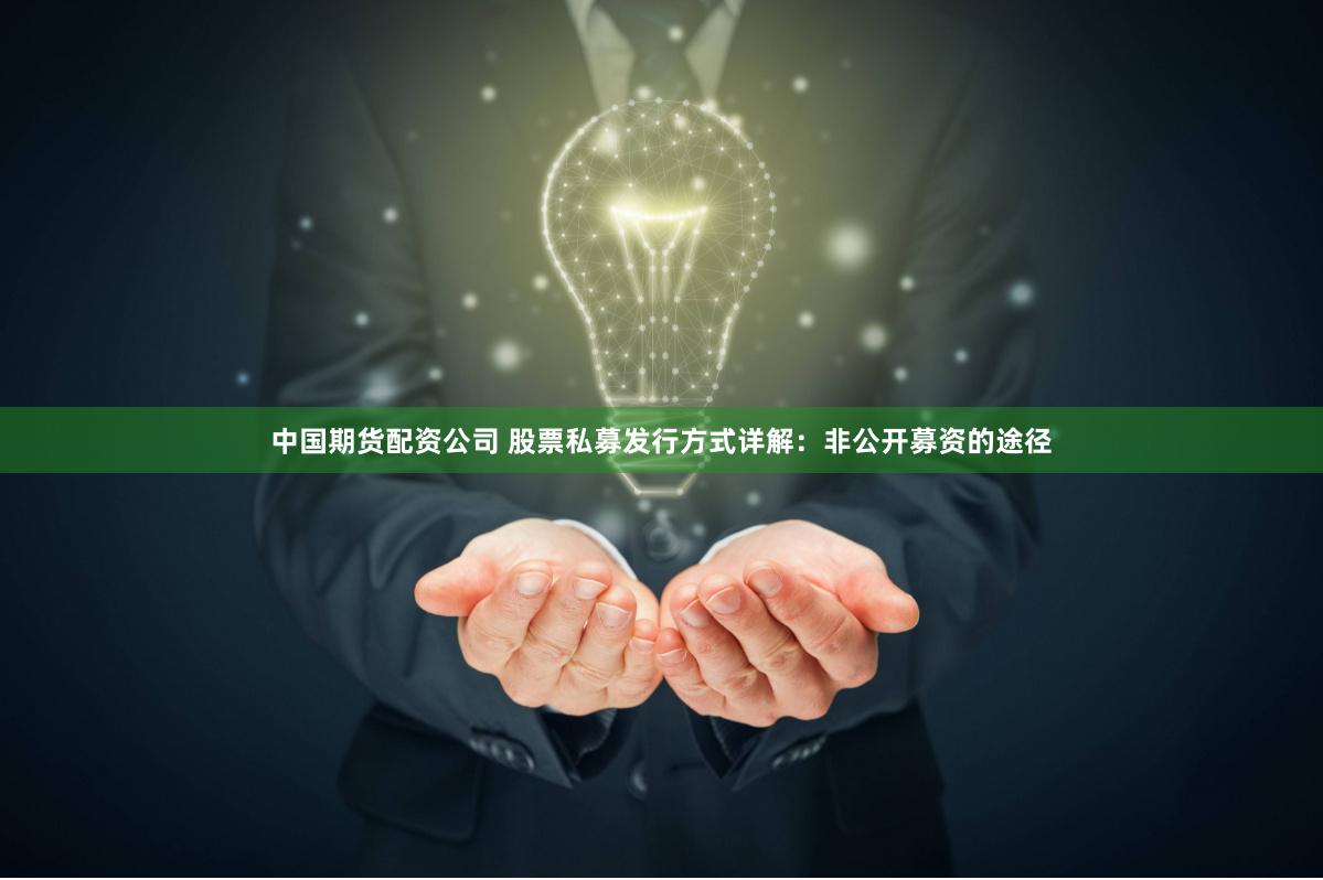 中国期货配资公司 股票私募发行方式详解：非公开募资的途径