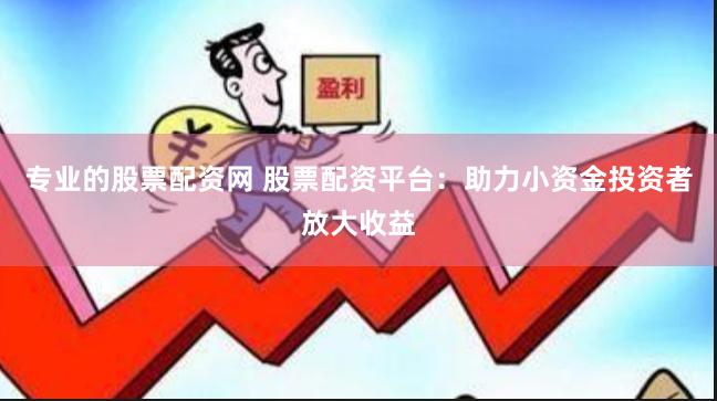 专业的股票配资网 股票配资平台:助力小资金投资者放大收益