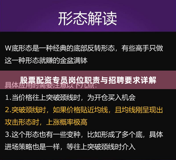 股票配资专员岗位职责与招聘要求详解